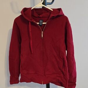 High Sierra Maroon Zip-Up Jacket